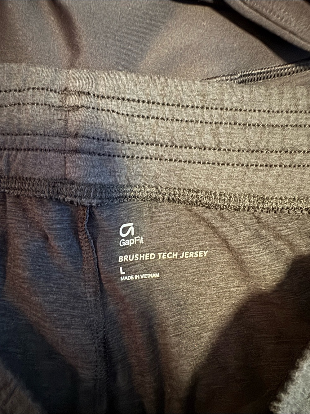 GAP Black Athletic Drawstring Women's Shorts - Picture 3 of 4